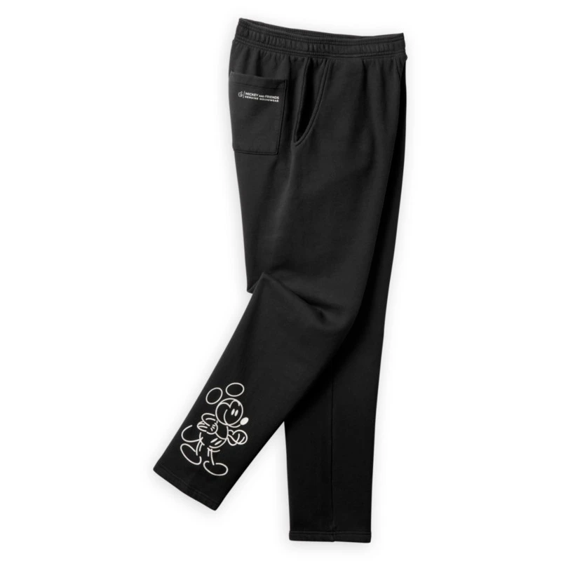 Mickey Mouse Genuine Mousewear Black Jogging Bottoms For Women 4 Mickey Mouse Genuine Mousewear Black Jogging Bottoms For Women - Image 2