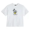 White Mickey Mouse Genuine Mousewear T-Shirt For Women -Disney 2325051570017M