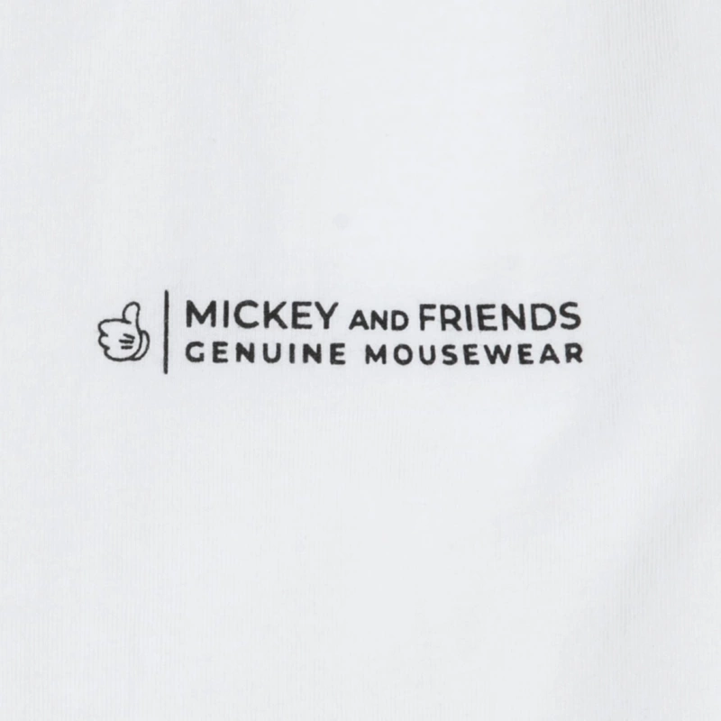 White Mickey Mouse Genuine Mousewear T-Shirt For Women 5 White Mickey Mouse Genuine Mousewear T-Shirt For Women - Image 3