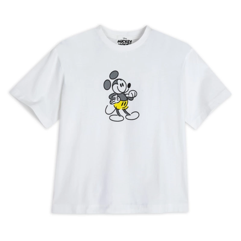 White Mickey Mouse Genuine Mousewear T-Shirt For Women 3 White Mickey Mouse Genuine Mousewear T-Shirt For Women