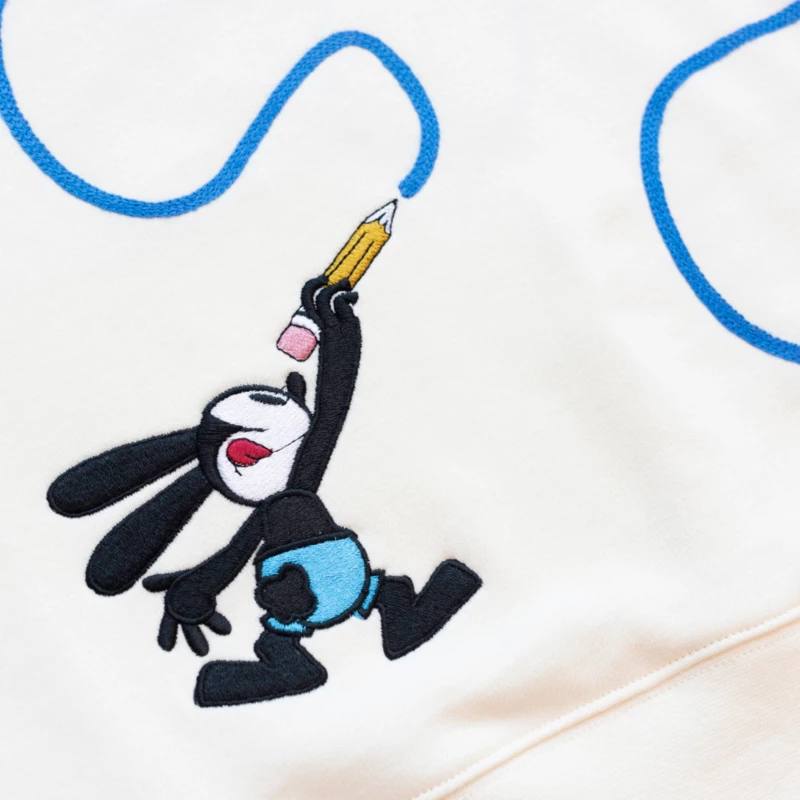 Oswald The Lucky Rabbit Sweatshirt For Women - Disney100 5 Oswald The Lucky Rabbit Sweatshirt For Women - Disney100 - Image 3