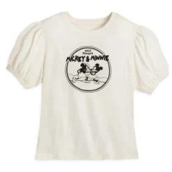 Mickey And Minnie Puff Sleeve T-Shirt For Adults