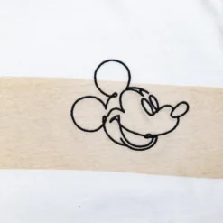 Mickey Mouse Striped Crop T-Shirt For Women -Disney 2325053070009M 2