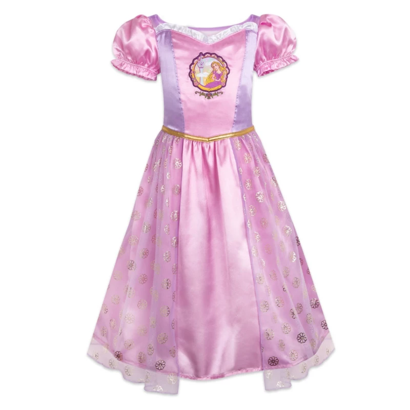 Rapunzel Deluxe Nightgown For Girls, Tangled 3 Rapunzel Deluxe Nightgown For Girls, Tangled