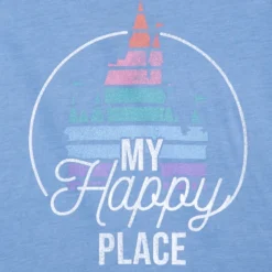 Fantasyland Castle ''My Happy Place'' T-Shirt For Kids, Sensory Friendly -Disney 2328046850001M 2