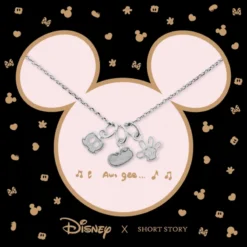 Disney Necklace Mickey Shorts Shoe Glove, Silver -Disney 348658001248 3