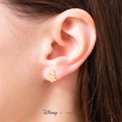 Disney Earrings Frozen Olaf, Gold -Disney 348658020188 2