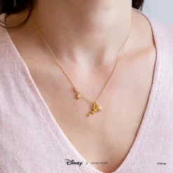 Disney Necklace Little Mermaid, Gold -Disney 348658024605 2