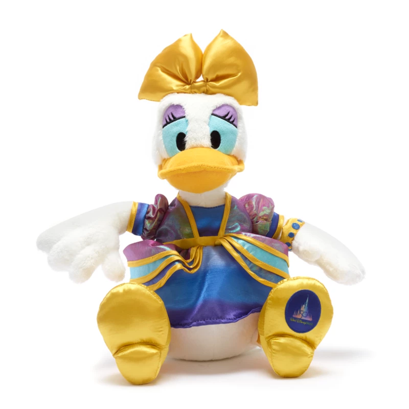 Walt Disney World Daisy Duck 50th Anniversary Medium Plush 3 Walt Disney World Daisy Duck 50th Anniversary Medium Plush