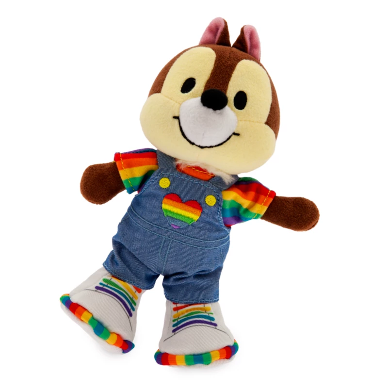 NuiMOs Small Plush Rainbow T-Shirt With Overalls And Trainers 4 NuiMOs Small Plush Rainbow T-Shirt With Overalls And Trainers - Image 2
