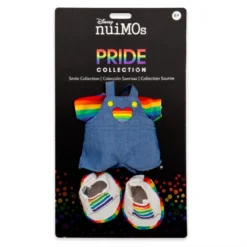 NuiMOs Small Plush Rainbow T-Shirt With Overalls And Trainers 7 NuiMOs Small Plush Rainbow T-Shirt With Overalls And Trainers -Disney 412342577230 2