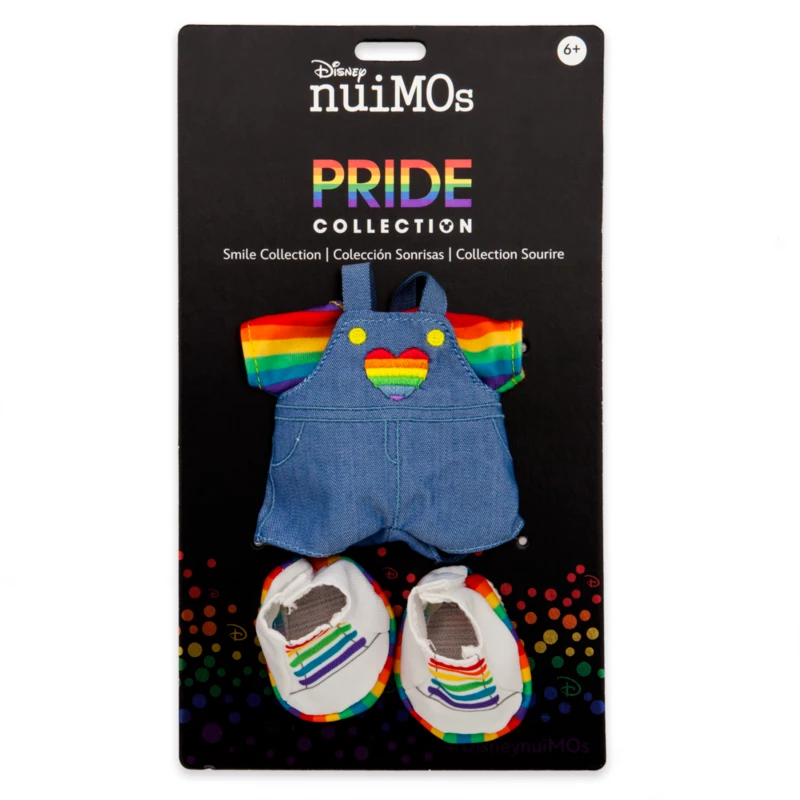 NuiMOs Small Plush Rainbow T-Shirt With Overalls And Trainers 5 NuiMOs Small Plush Rainbow T-Shirt With Overalls And Trainers - Image 3