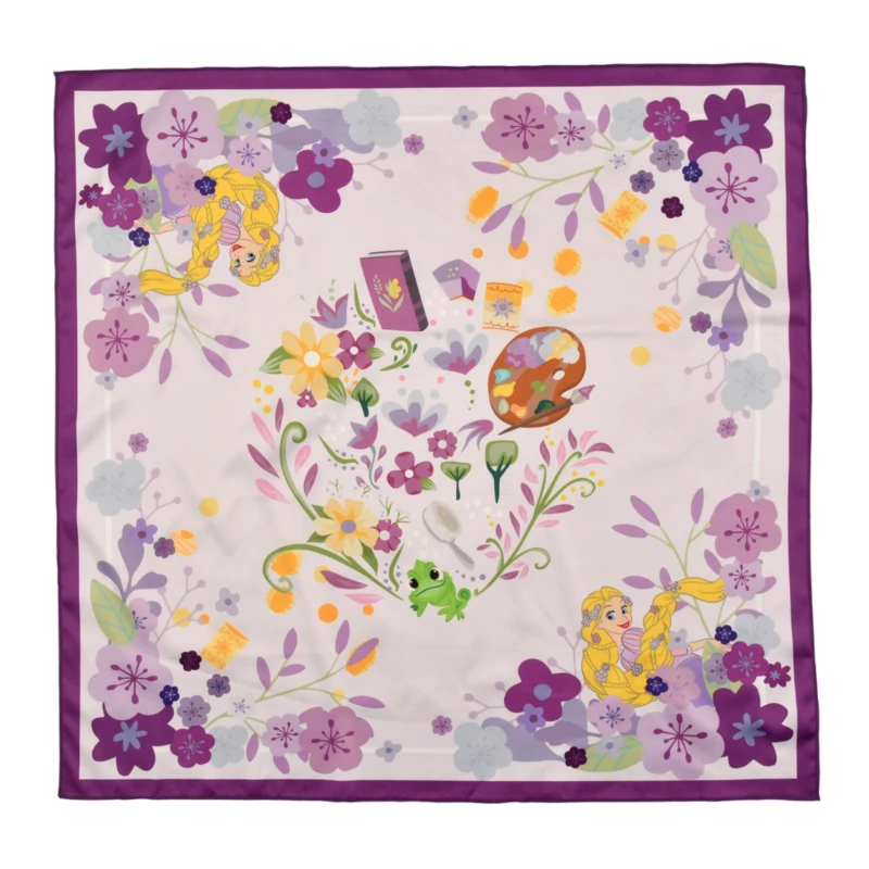 Rapunzel And Pascal Scarf, Flower Princess 3 Rapunzel And Pascal Scarf, Flower Princess