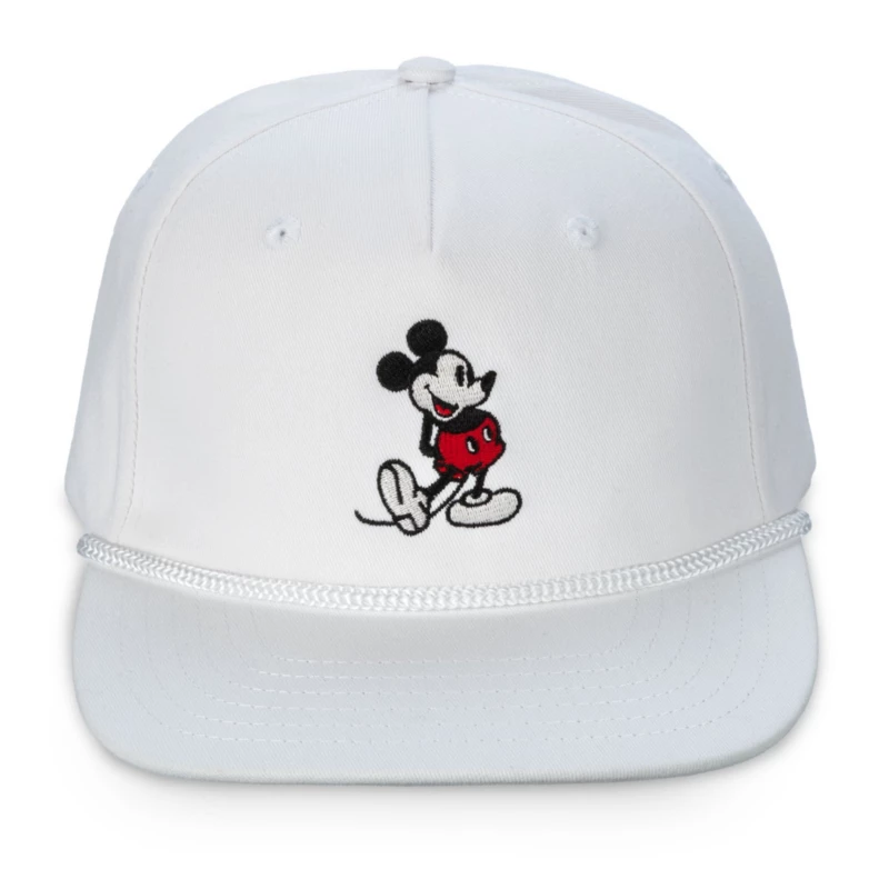 Mickey Mouse White Baseball Cap For Adults 3 Mickey Mouse White Baseball Cap For Adults