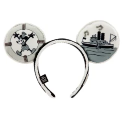 Mickey Mouse Steamboat Willie Ear Headband For Adults - Disney100 -Disney 428403779437 2