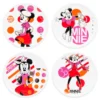 Minnie Parisienne Plates, Set Of 4 1 Minnie Parisienne Plates, Set Of 4 -Disney 465013929425