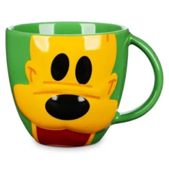 Disney Parks Mouseware Pluto Face 3D Ceramic Mug