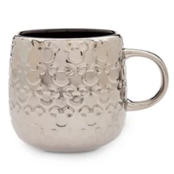 Mickey Mouse Silver-Toned Motif Mug
