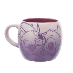 Angel And Stitch Purple Mug, Spring Love Series