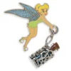 Tinker Bell Pin With Glitter Vial Dangler, Peter Pan 2 Tinker Bell Pin With Glitter Vial Dangler, Peter Pan -Disney 466043455694