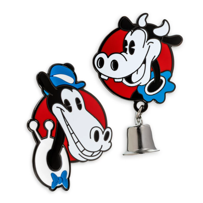 Clarabelle Cow And Horace Horsecollar Limited Release Pin Set - Disney100 3 Clarabelle Cow And Horace Horsecollar Limited Release Pin Set - Disney100