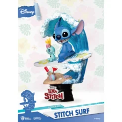 Stitch Surf Summer Series Figurine, Beast Kingdom 9 Stitch Surf Summer Series Figurine, Beast Kingdom -Disney 710495550671 2