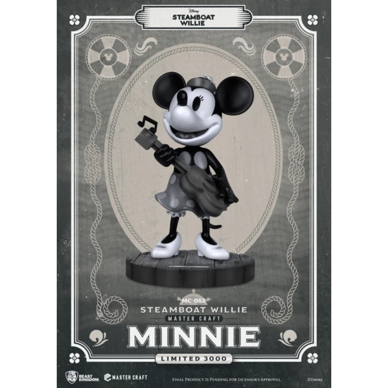 Steamboat Willie Master Craft Minnie Figurine, Beast Kingdom 4 Steamboat Willie Master Craft Minnie Figurine, Beast Kingdom - Image 2