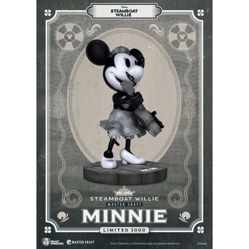 Steamboat Willie Master Craft Minnie Figurine, Beast Kingdom 6 Steamboat Willie Master Craft Minnie Figurine, Beast Kingdom - Image 4