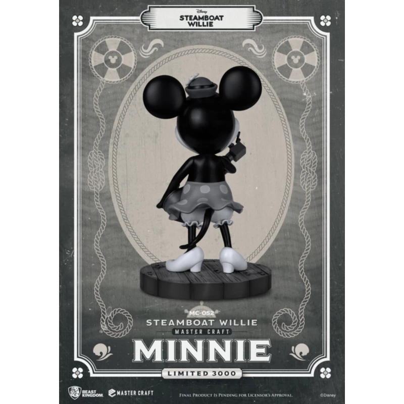 Steamboat Willie Master Craft Minnie Figurine, Beast Kingdom 7 Steamboat Willie Master Craft Minnie Figurine, Beast Kingdom - Image 5