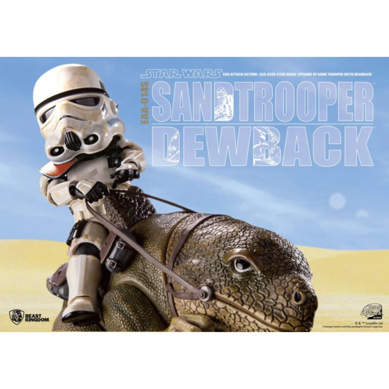 Star Wars: A New Hope Dewback & Imperial Sandtrooper Figurine, Beast Kingdom 5 Star Wars: A New Hope Dewback & Imperial Sandtrooper Figurine, Beast Kingdom - Image 3
